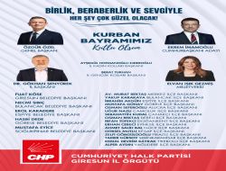 KURBAN BAYRAMIMIZ KUTLU OLSUN