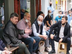ESNAF VE VATANDAŞLARI DİNLEDİ