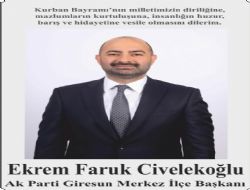 KURBAN BAYRAMINIZI TEBRK EDERM